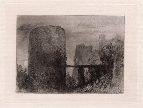 1800s william turner etching - 1800s,